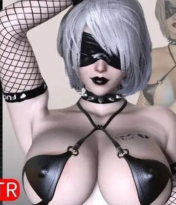 【究極ボディ】ゴシックセックスロイドに精液カラッカラにされて更に寝取られる動画パック、ふたなりレズプレイ付き【動画3本】