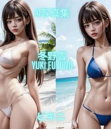 AI写真集 冬野雪 Yuki Fuyuno ビキニ