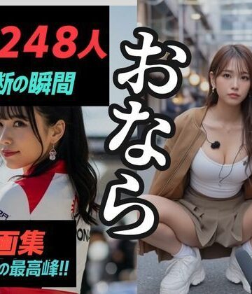 美女248人×禁断の瞬間〜おなら動画集〜