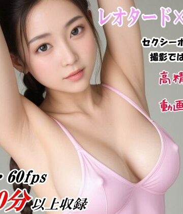 バレエ教室で美少女撮影！レオタードのバレリーナ