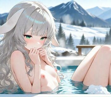ケモたちと一緒に銭湯