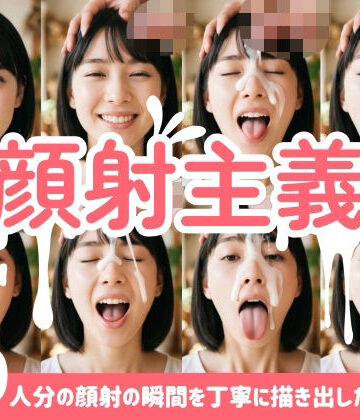 【顔射主義】Vol.2 30人分の顔射の瞬間を丁寧に描き出した写真集