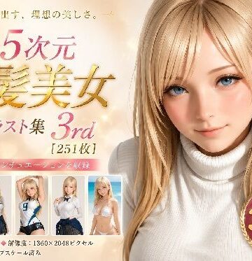 2.5次元 金髪美女AIイラスト集 3rd ［251枚］