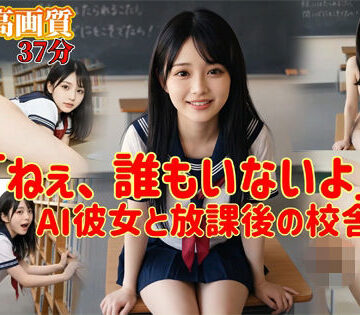 「ねぇ、誰もいないよ」AI彼女と放課後の校舎で